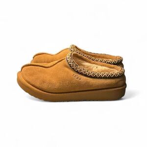 Ugg Tasman Big Kid's Tan and Brown Slippers- Sz 4.5